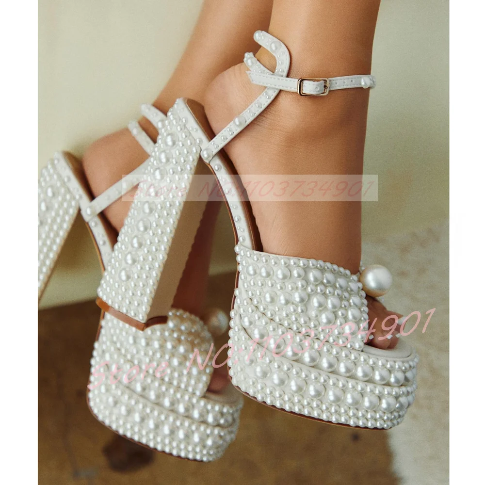 Women's White Pearl Platform S - Women'S Shoes Quality review and price